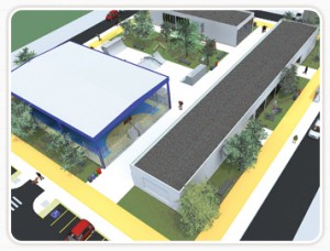 Modelo de Praça do PAC que será instalado na Posse