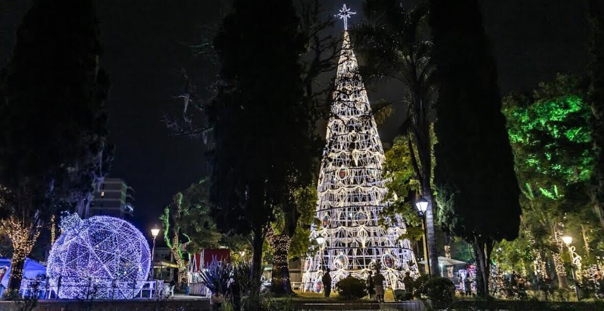 Árvore de 20 metros na Praça da Liberdade e Túnel de Luz entre as atrações  do Natal Imperial deste ano · AeP